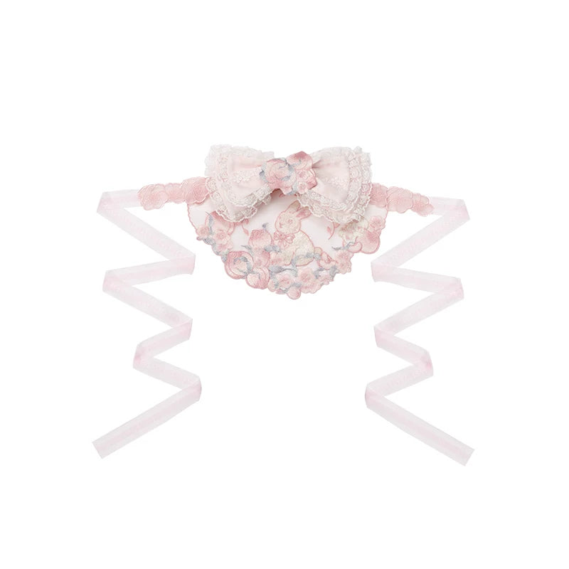 Qipao con conigli e pesche+top+capispalla+accessori