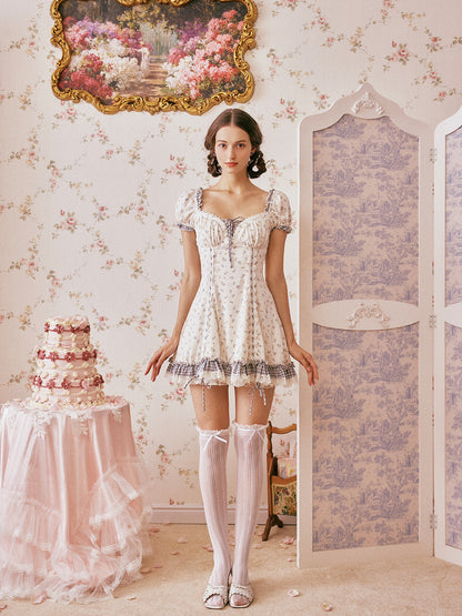 Retro Flower Sweet Doll Dress