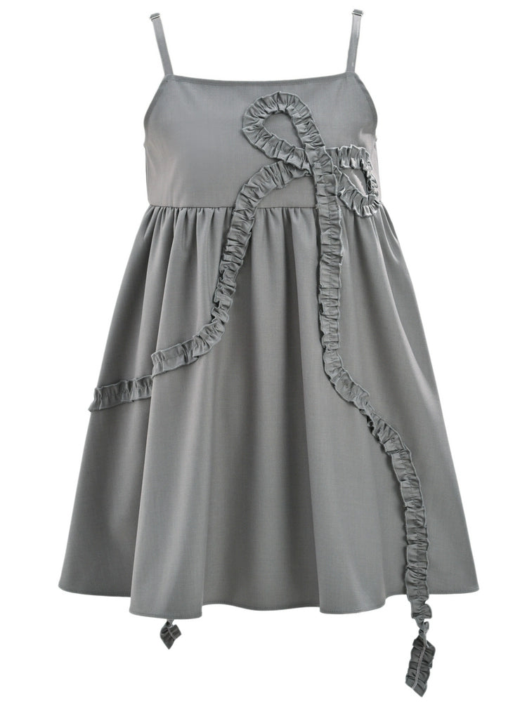 ガーリーグレーピンクセットアップ