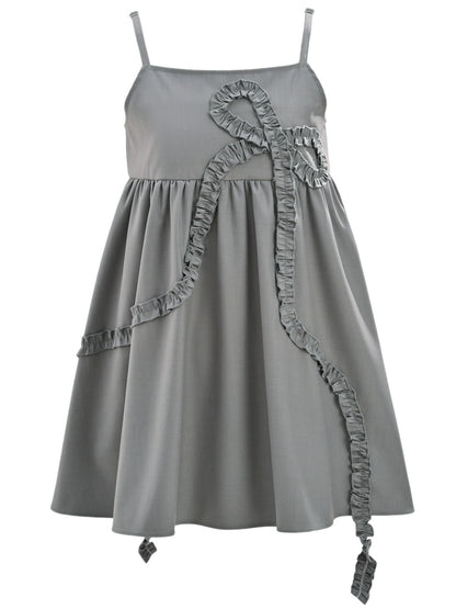 ガーリーグレーピンクセットアップ