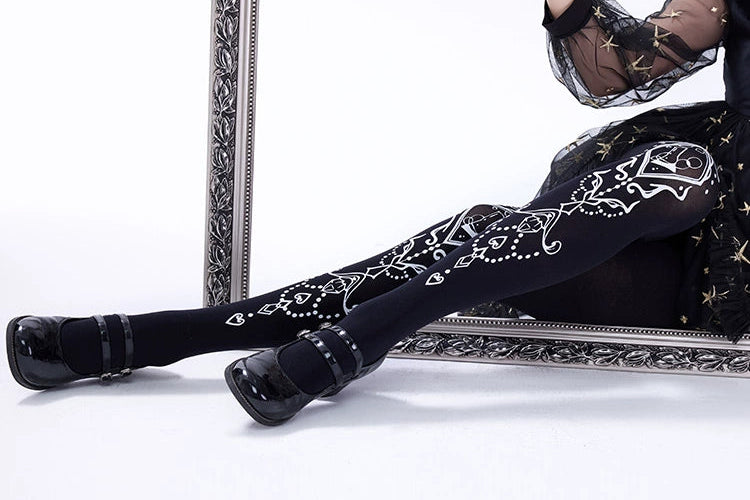 ゴシックベルベットロリータストッキング