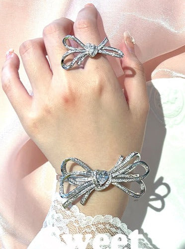 Big Ribbon Ring + Bracelet