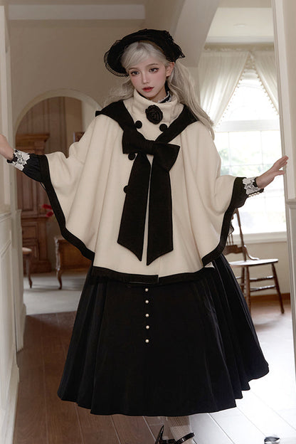 【予約商品】ローズクワイアケープコート＋フーディーリボン