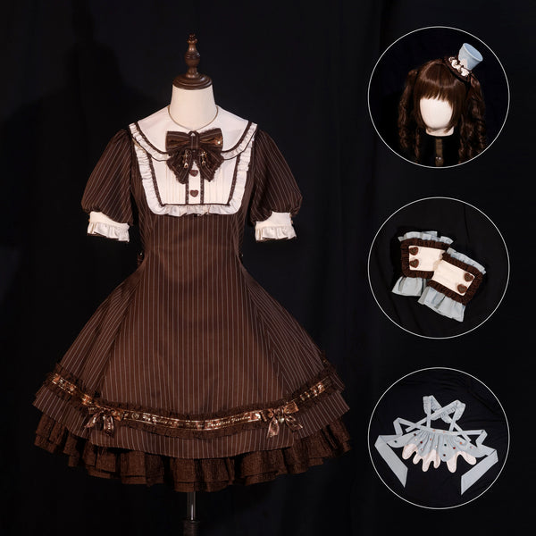 Mint Chocolate Lolita Dress + Accessories