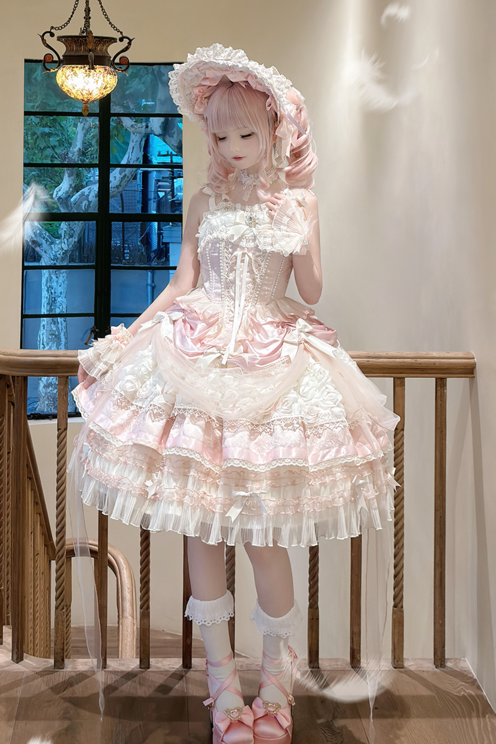 [December 20th reservation deadline] Flower ceremony song Elegant Claply Dress + Head Accessories