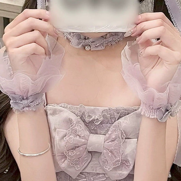 【予約商品】キャンディカラーの夢幻ドールロリータドレス+ヘアアクセサリー