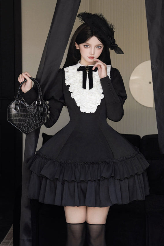 [Reservations] Gothic Doll Ruffle Lolita Little Dress