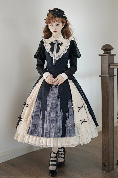 [Reservation deadline on October 22] Church Bell Elegant Gothic Classical Dress