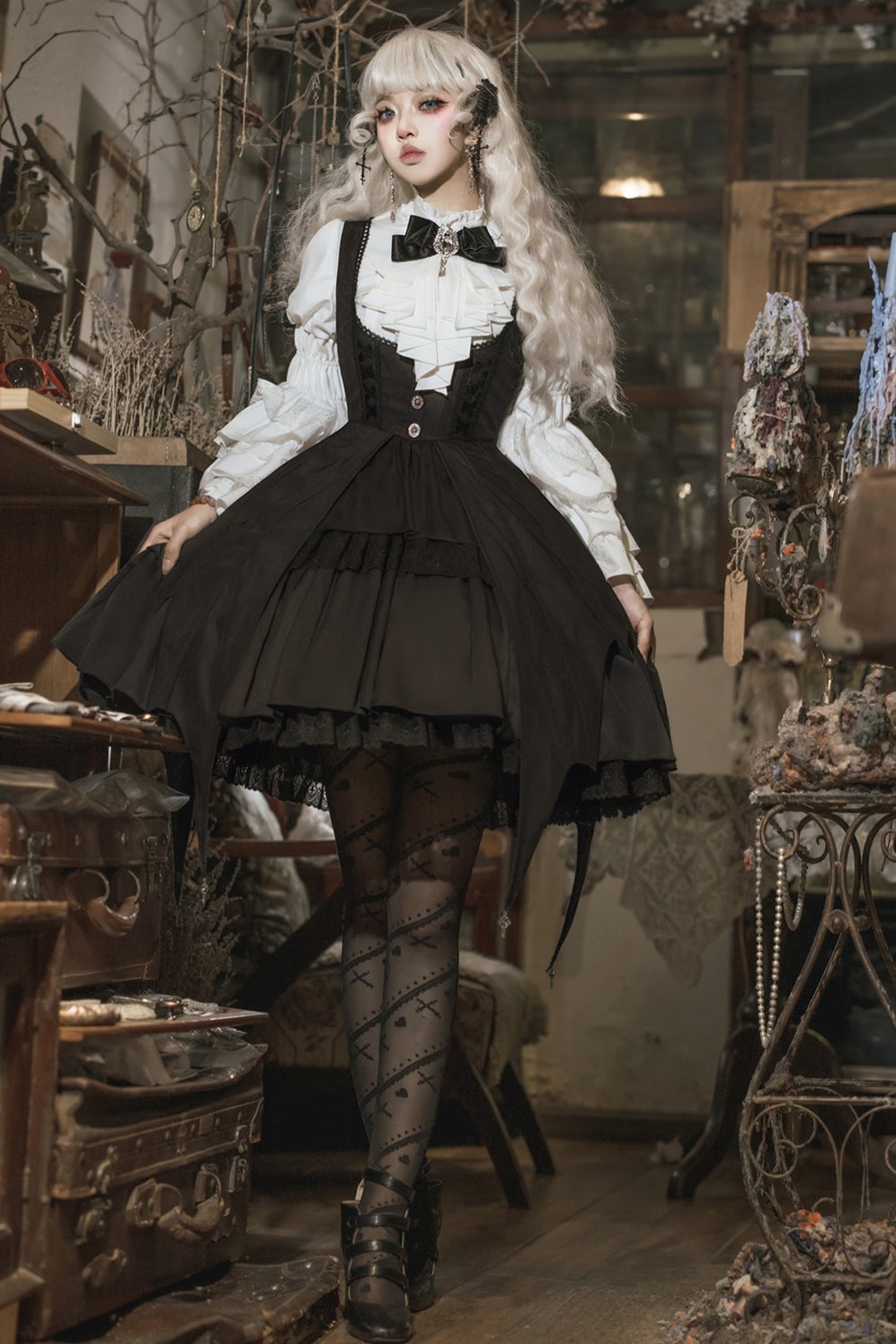 Gothic Lolita Witch Dress Set-Up