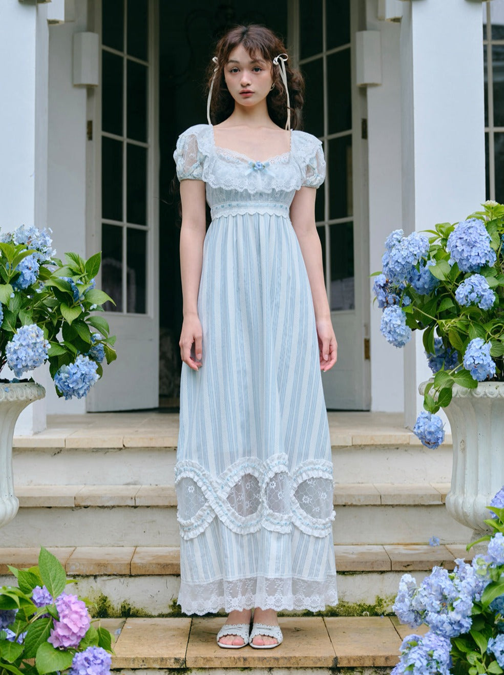 Elegant Retro Summer Long Dress