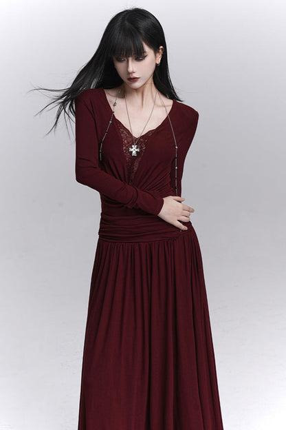 Mode Dark Long Dress