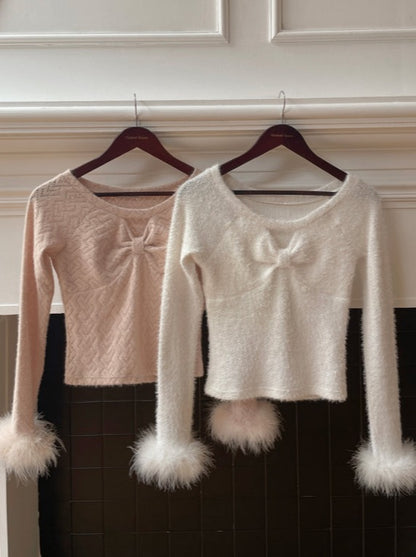 Queen Cloud Puff Slim Fur Tops