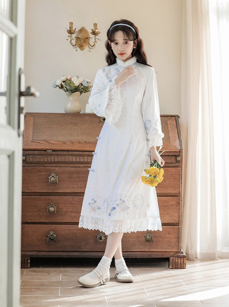 China Retro Long Dress