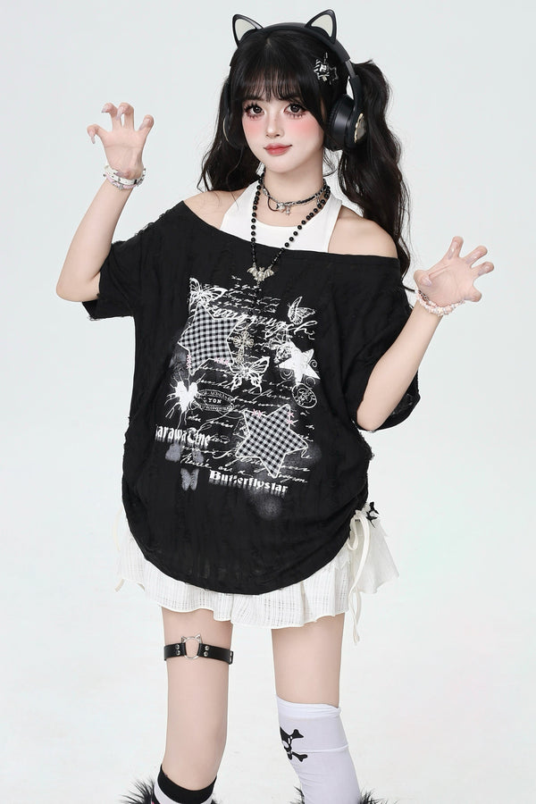 スターライトシックルーズトップス