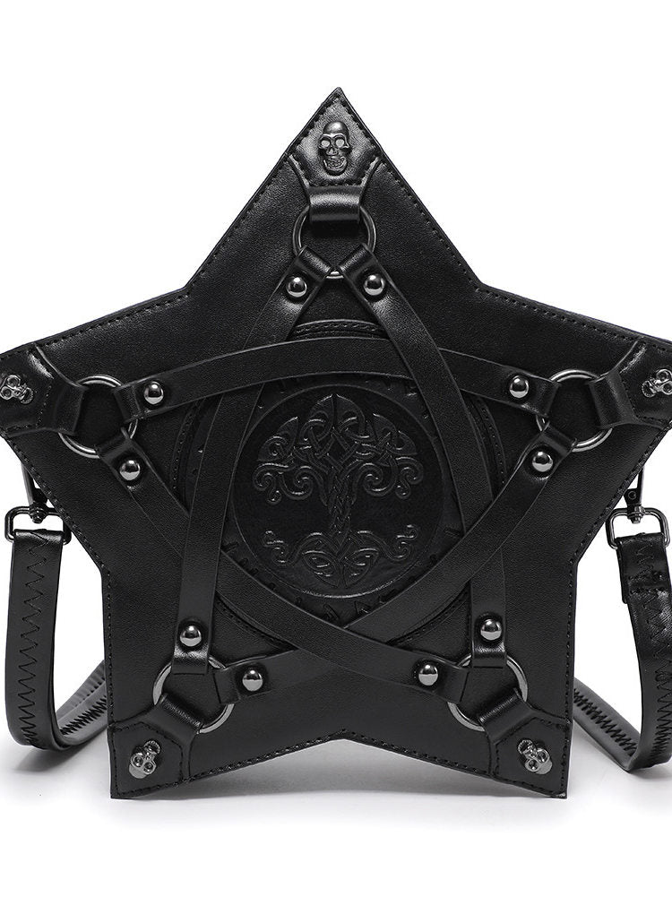 Black Magic Pentagram Gothic Bag