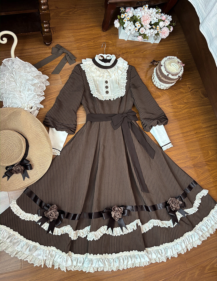 【12月23日予約締切】トワイライトレインフリルカラーロマンティックローズドレス