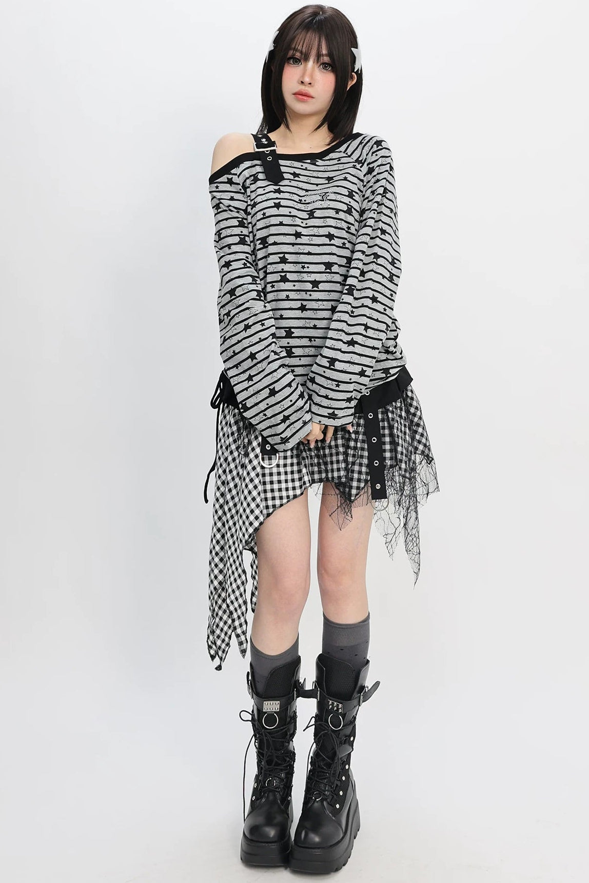 スウィートクールワンショルダールーズトップス