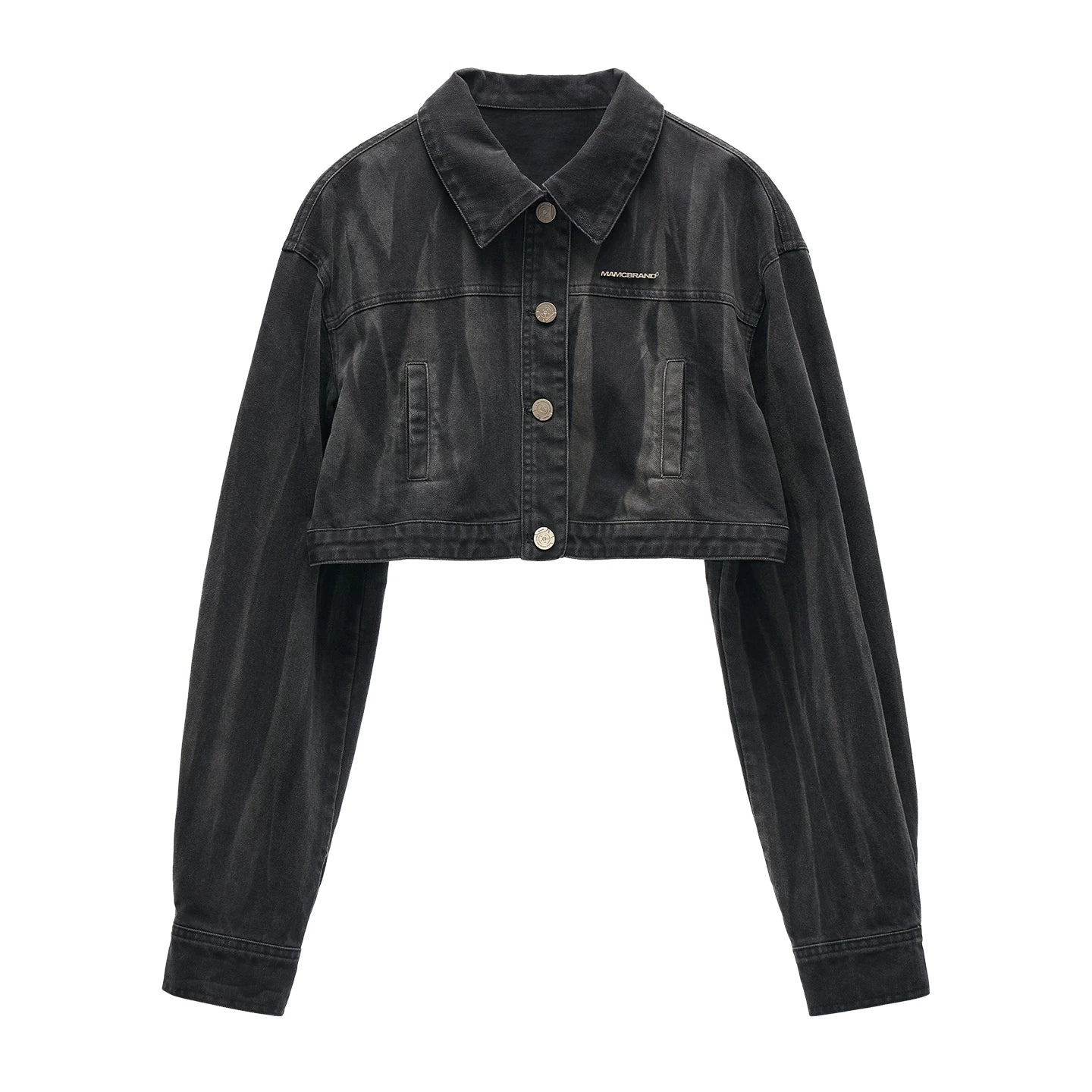 Retro Floral Denim Skirt + Jacket + Top