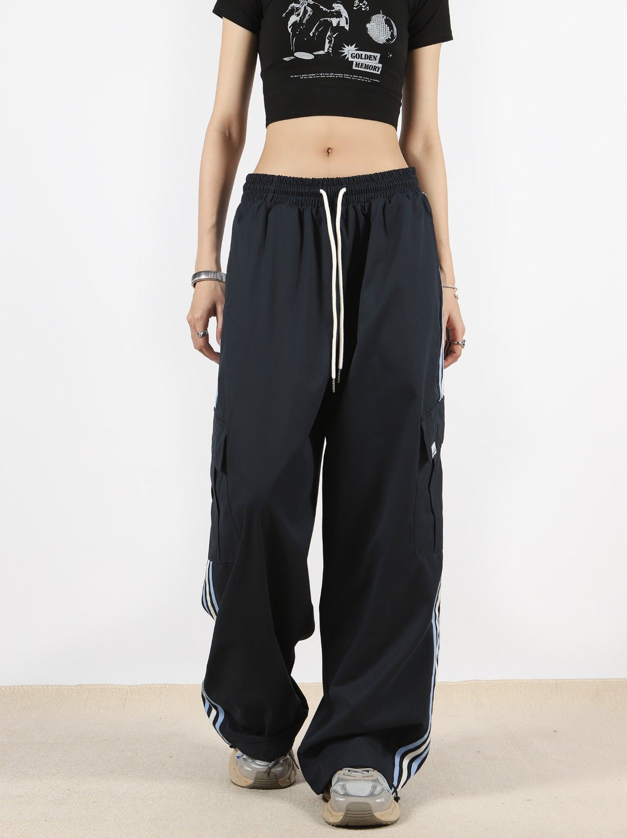 American Style 3BAR Straight Wide Leg Pants