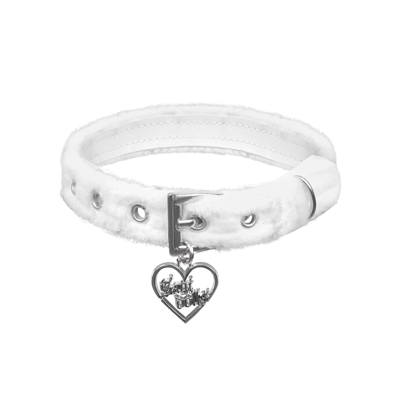 Pure White Fur Choker