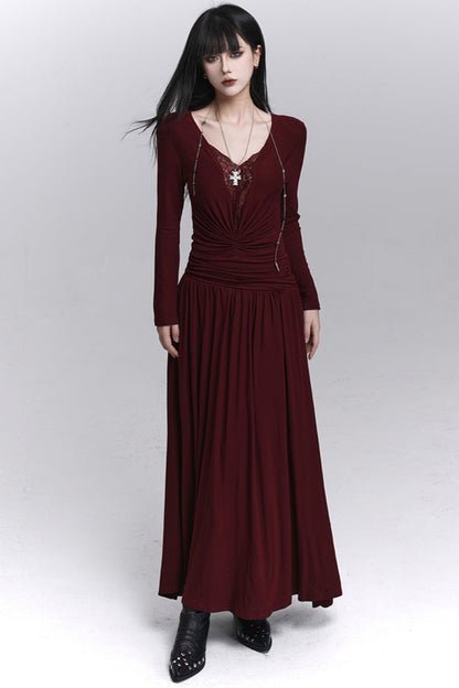 Mode Dark Long Dress