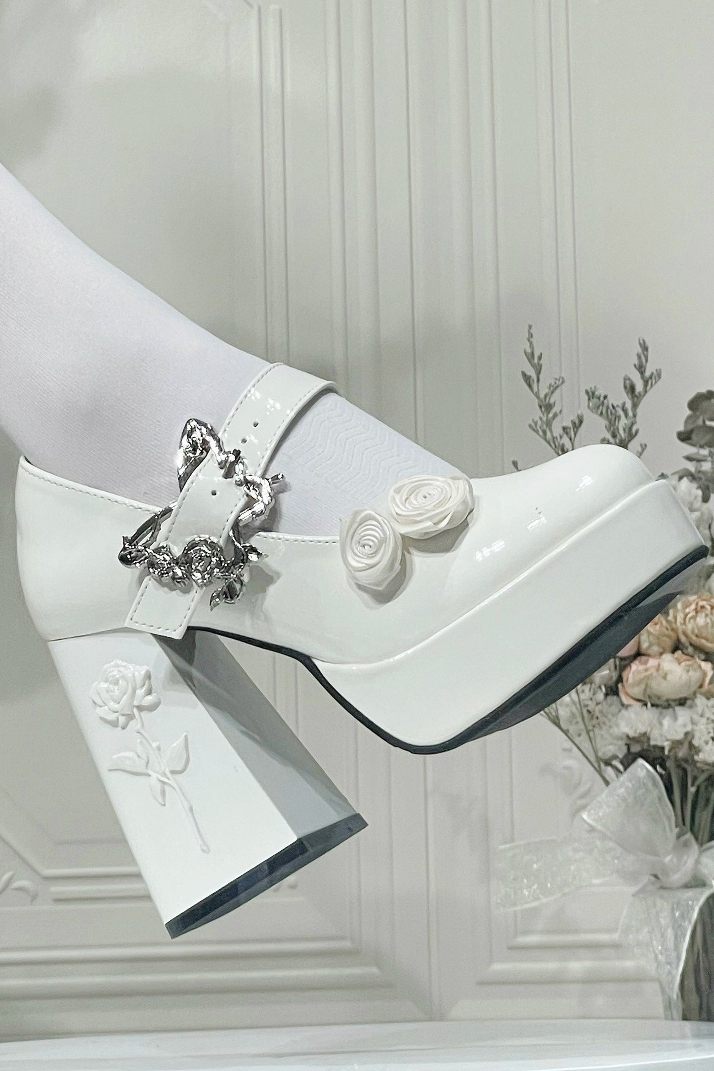 フローティングドリームランドプラットフォームブロックヒール