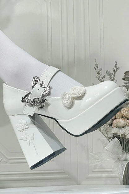 フローティングドリームランドプラットフォームブロックヒール