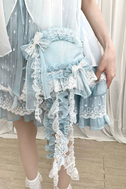 Floating Dream Lace Dress + Skirt + Bag