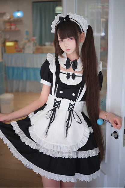 Japanisches Maid-Kleid und Rock-Set