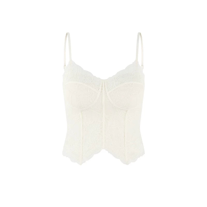 Lace Slim-Fit Camisole Top