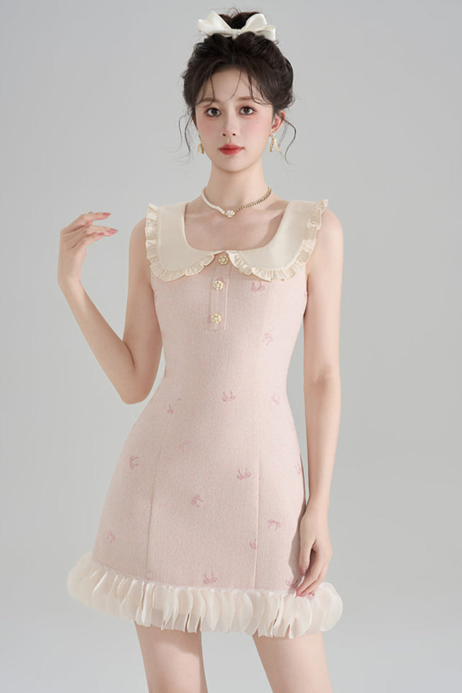 Sweet Doll Collar Sleeveless Dress