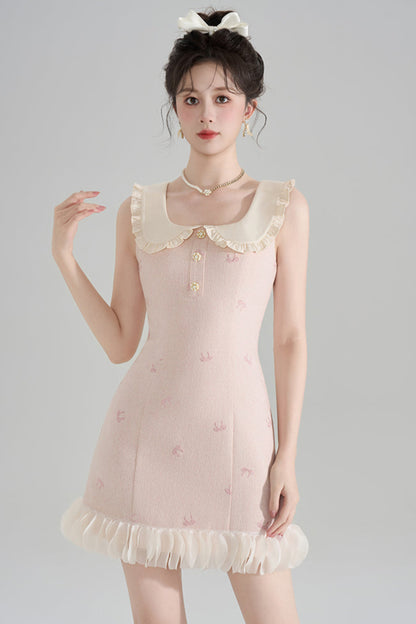 Sweet Doll Collar Sleeveless Dress