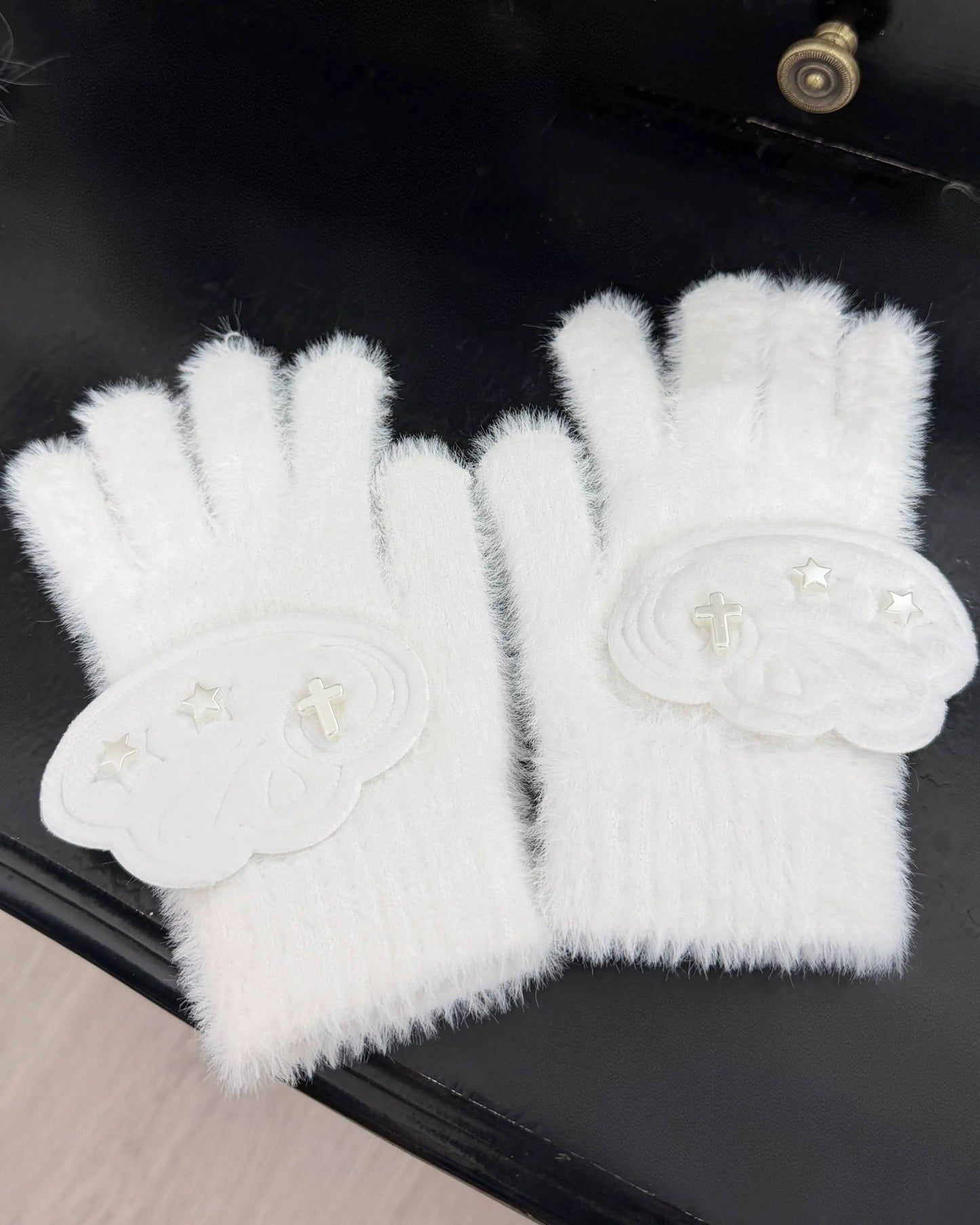 Wing ear muffs + gloves
