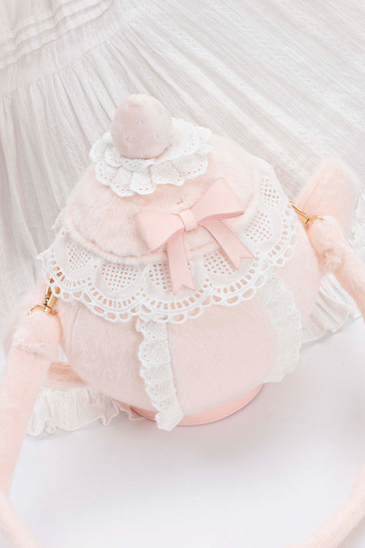 ピュアピンクティーポットバッグ