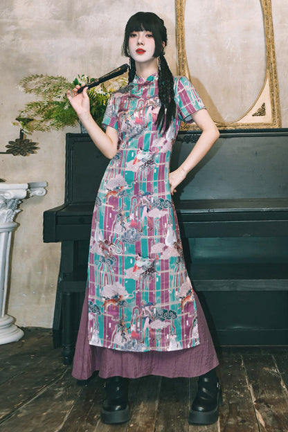 Phantom China Fishtail China Dress