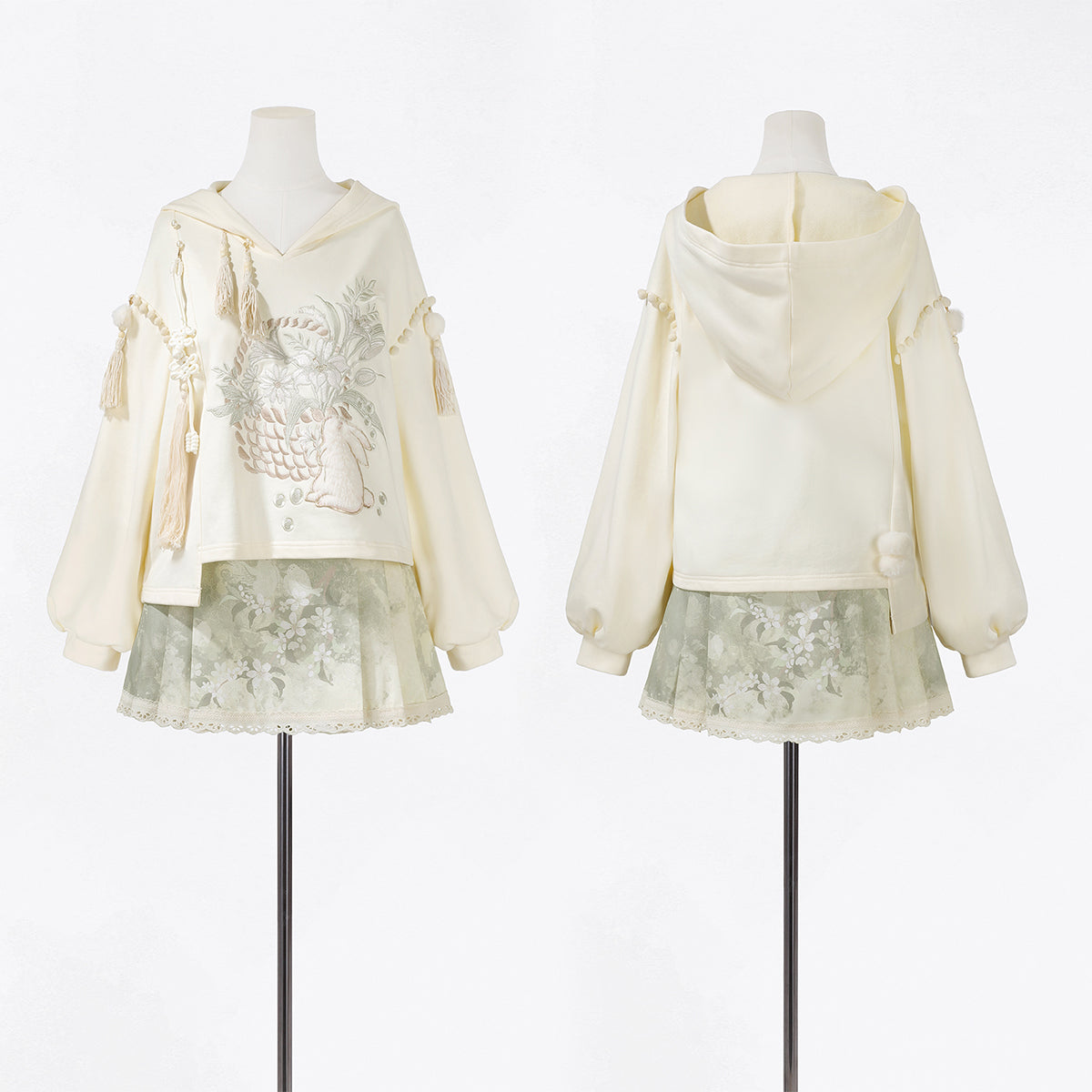 China Sweatshirt + Half Skirt