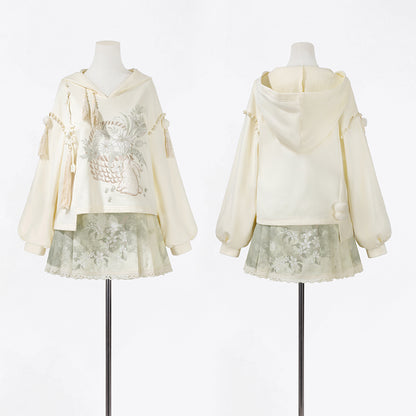 China Sweatshirt + Half Skirt