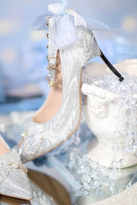 ストリーマーオードグリッターハイヒール