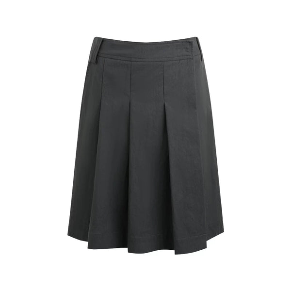 プリーティッドエーラインミディスカート