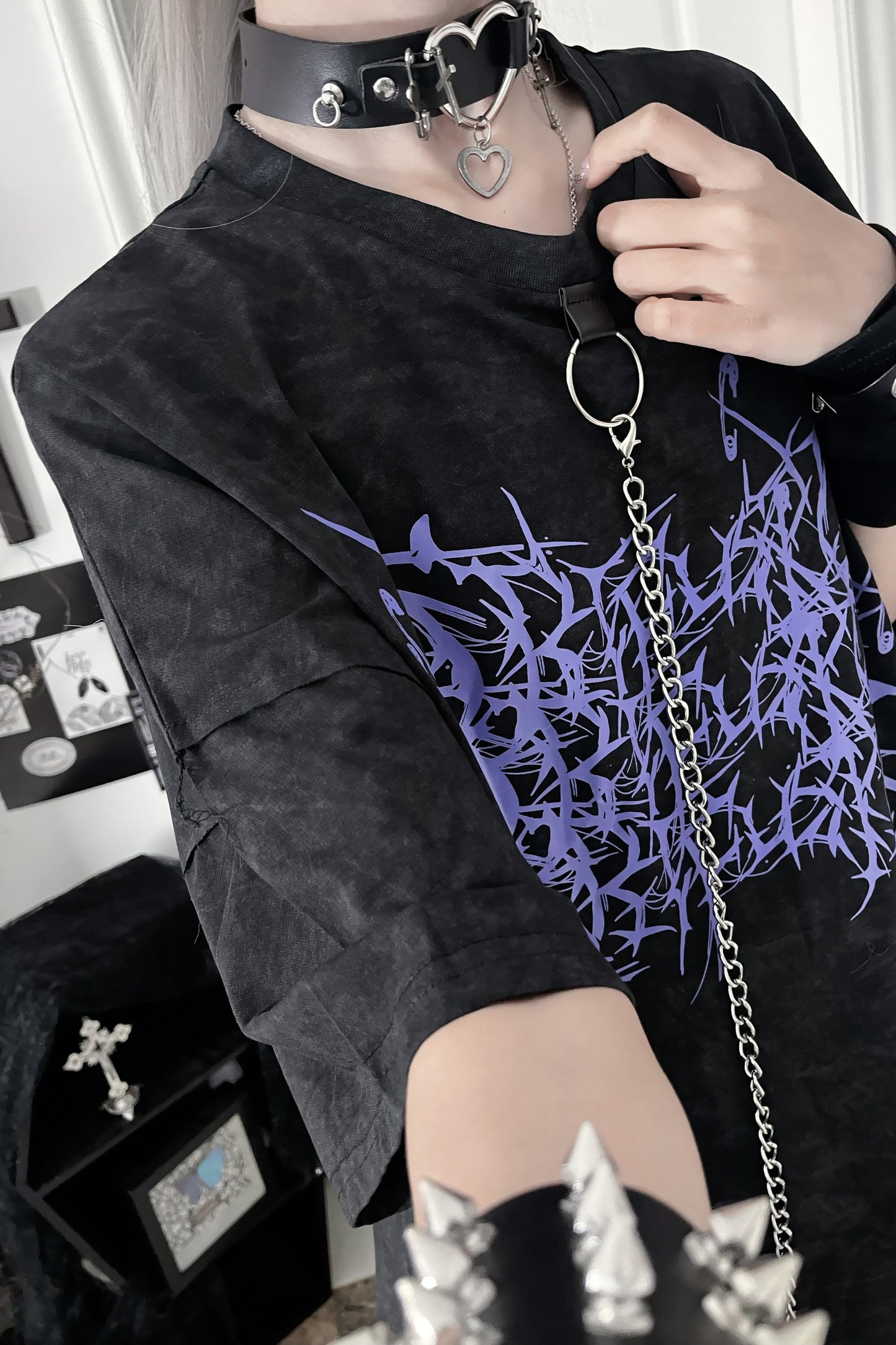 Subculture Dark Circle Spider Tops