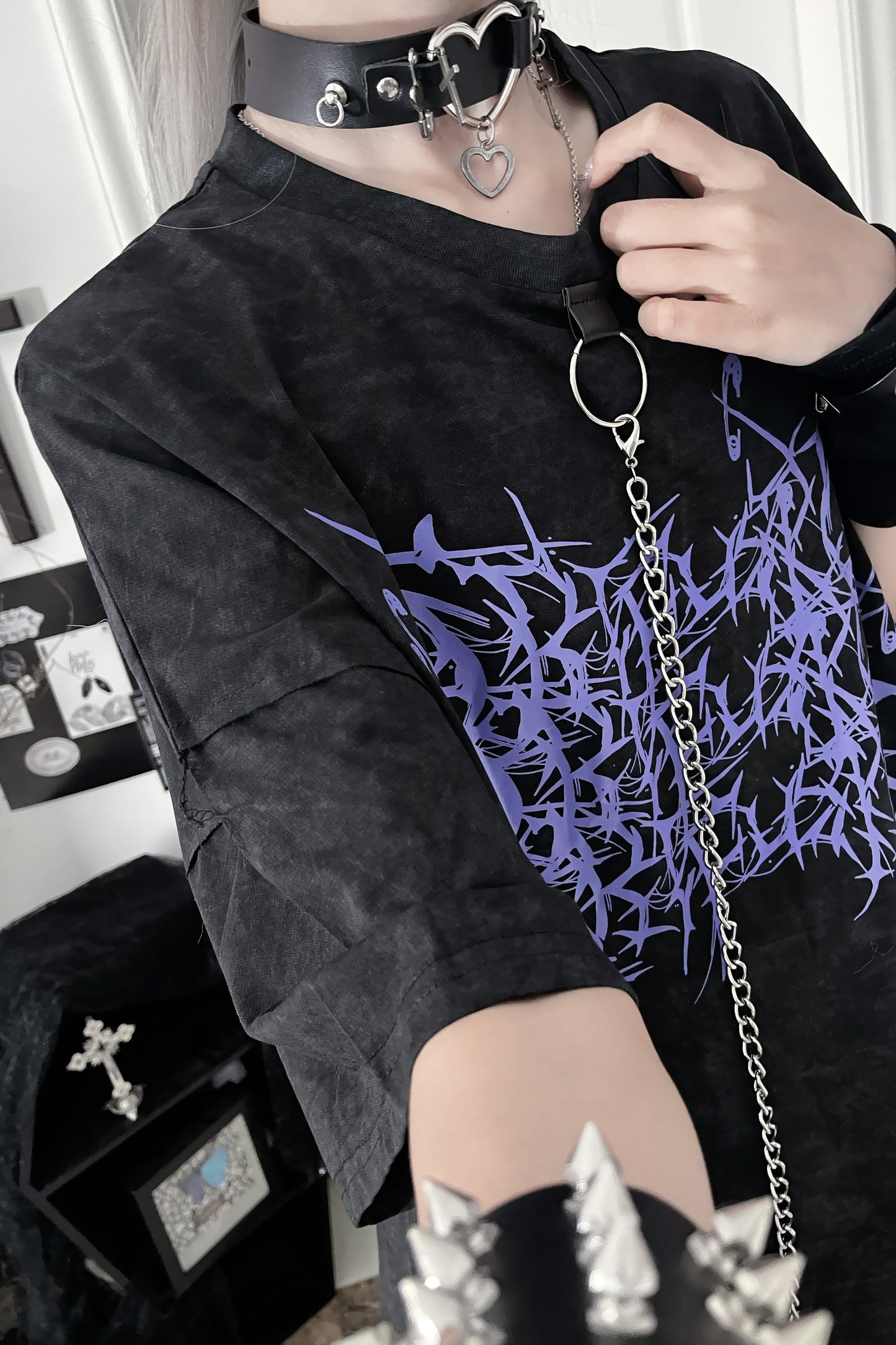 Subculture Dark Circle Spider Tops