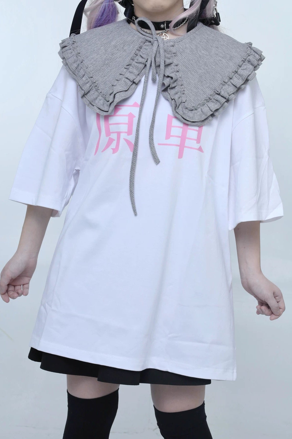 闇堕ちガーリーロゴTシャツ