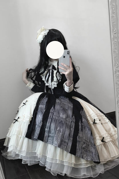 [Reservation deadline on October 22] Church Bell Elegant Gothic Classical Dress