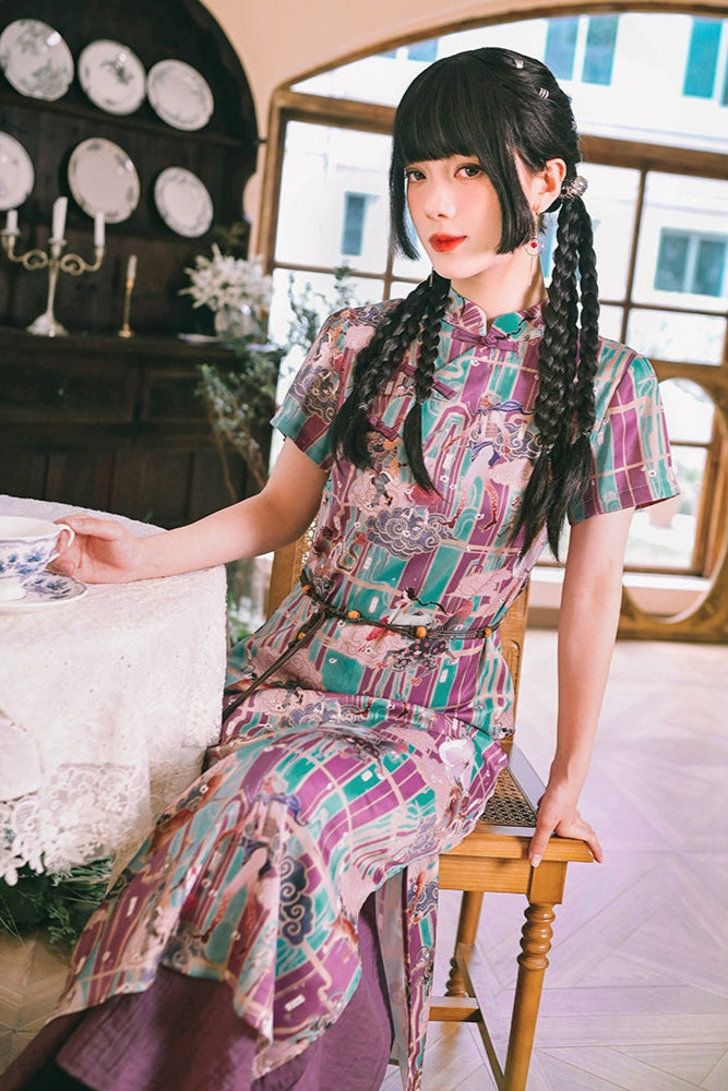 Phantom China Fishtail China Dress