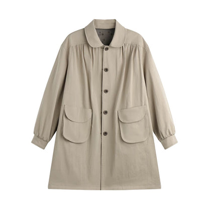 ダブルサイドドールカラーコート