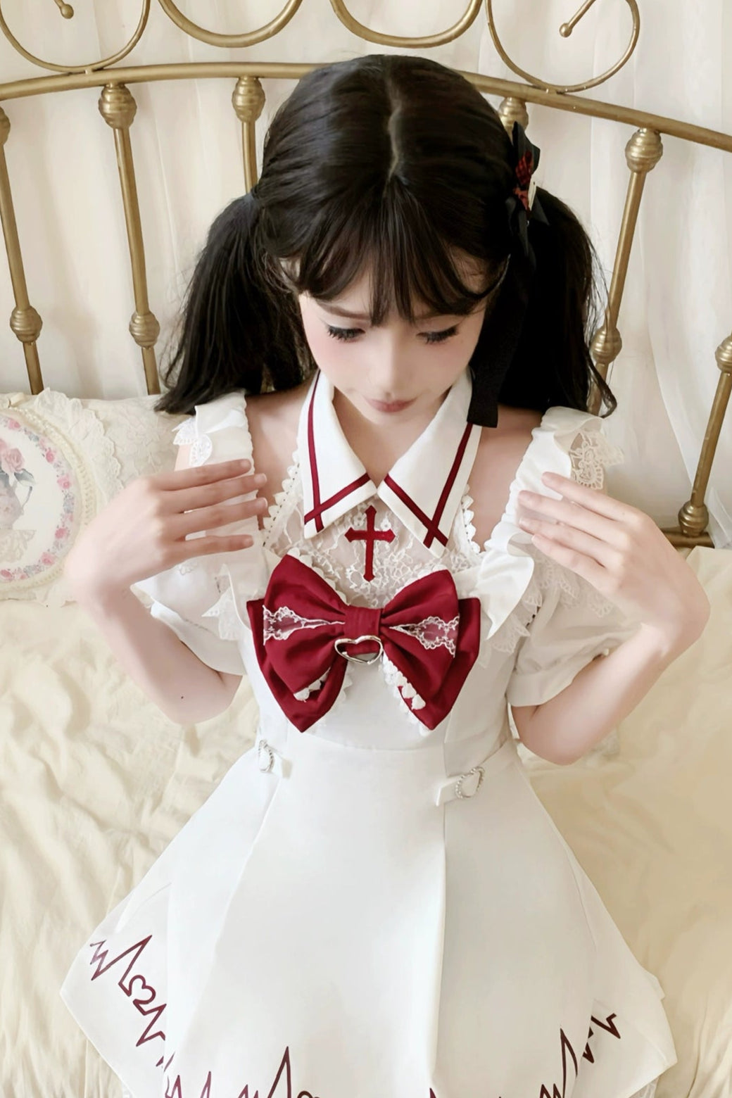 ハートビートスナイパーオフショルダードレス