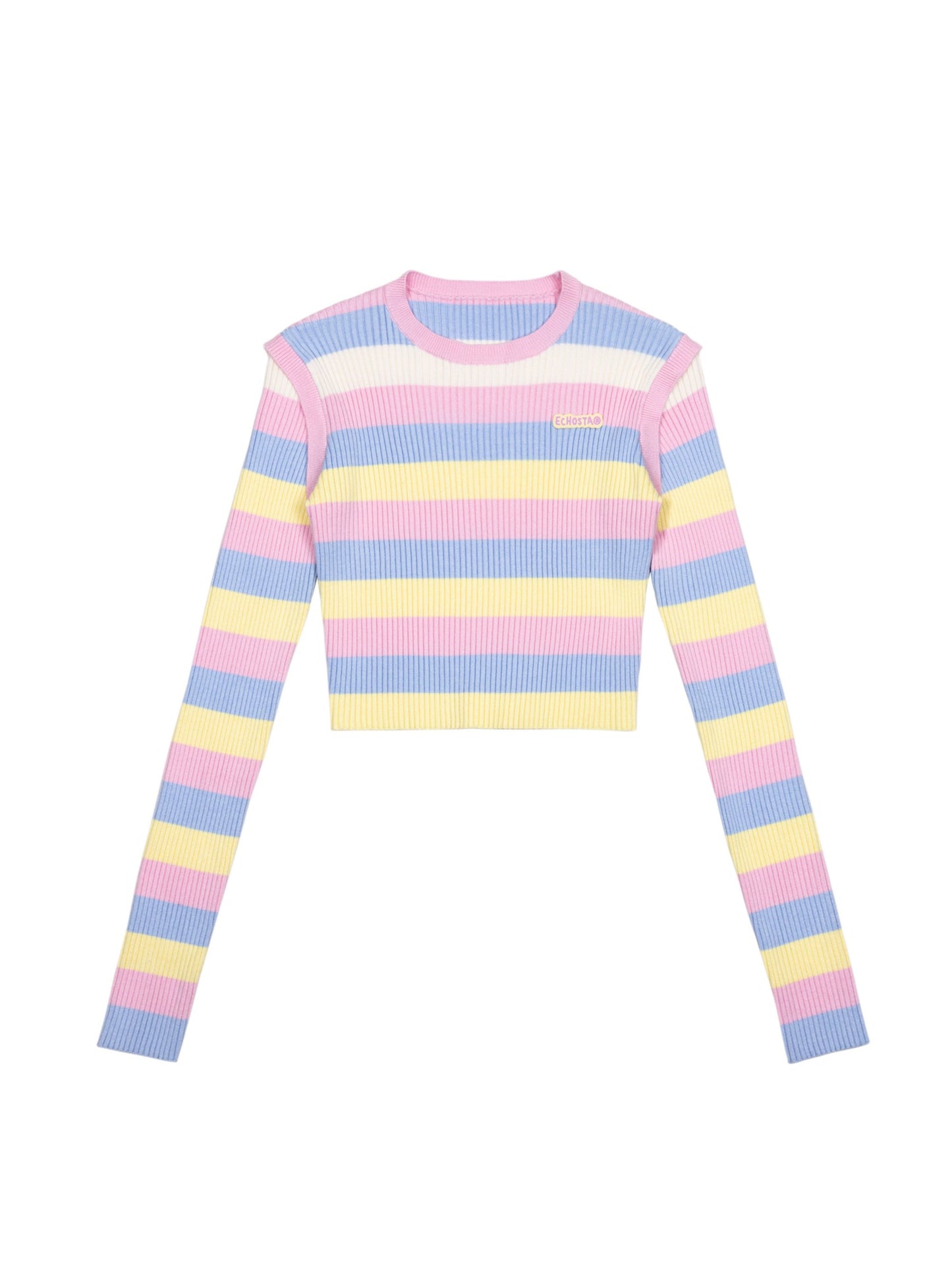 Colorful border retro tops