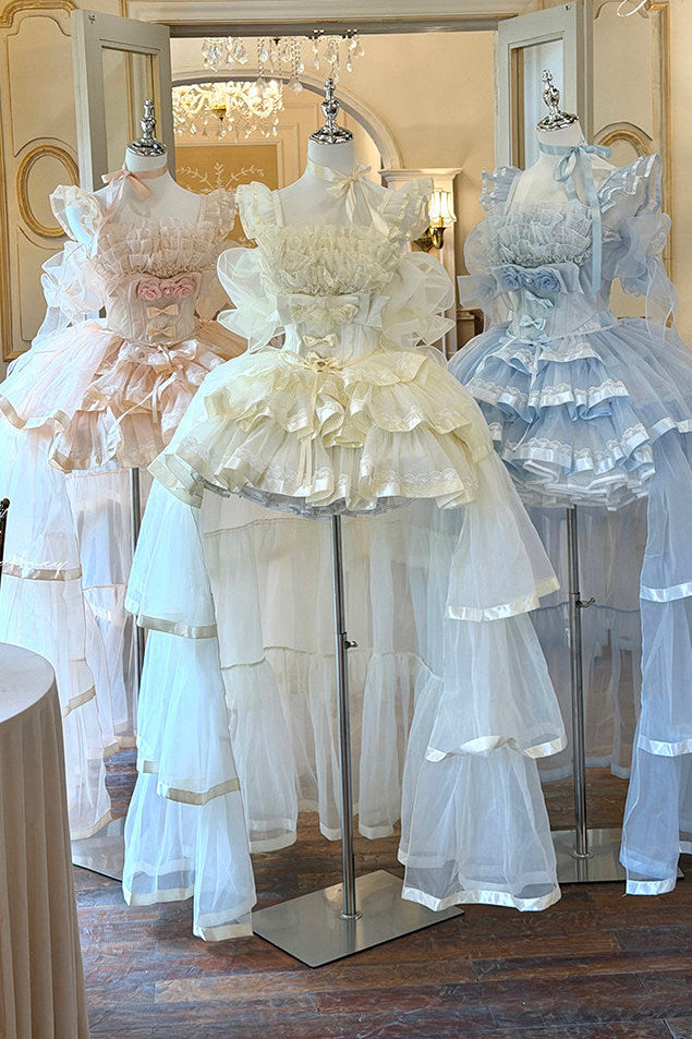 シンデレラブループリンセスロリータドレス