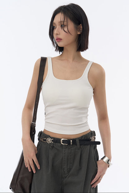 Slim-cut Stretch Tank Top