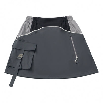 モードダークジャケット+ロングパンツ+スカート+レッグウォーマー